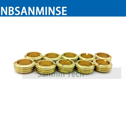 10 teile/los nbsanminse sp Typ Messing Schall dämpfer Abluft schall dämpfer Sinter kupfer Schall dämpfer Filter pneumatisch 1/8 1/4 3/8 1/2 Gewinde – Detail 2