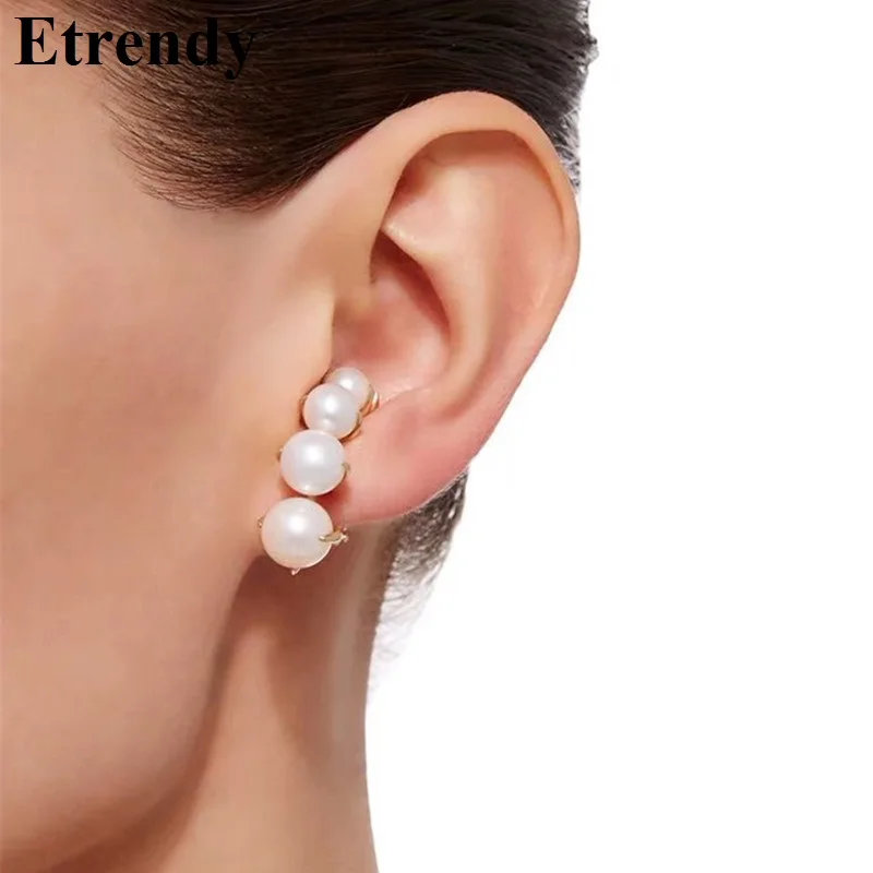 Boucles d'oreilles pendantes en perles pour femmes, bijoux de personnalité