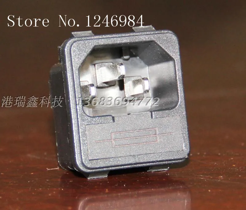 

[SA]AC AC outlet triangle combo card connector socket with fuse box cabinet panel connector socket HF-301--50pcs/lot