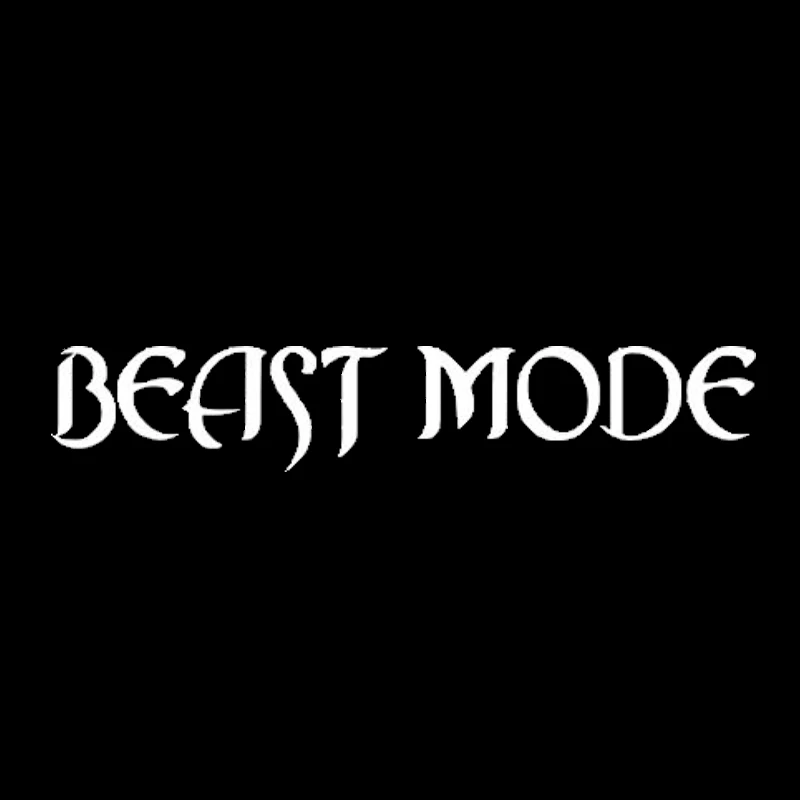 Beast Mode 4x4 Truck Racing Jdm Muscle Car Decal Window Vinyl Sticker Art Painting Car Stickers Vinyl Decor Decals