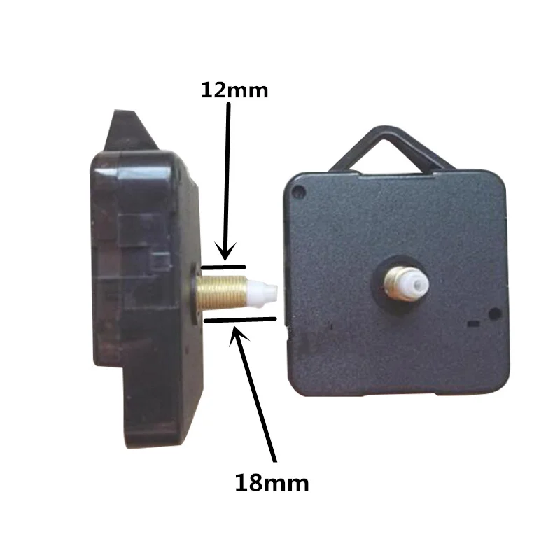 Imagem -05 - Criativo Ondulado Mãos Silencioso Relógio de Parede Movimento Faça Você Mesmo Mecanismo Peças Reposição Reparação Peças 18 mm Eixo 100 Peças
