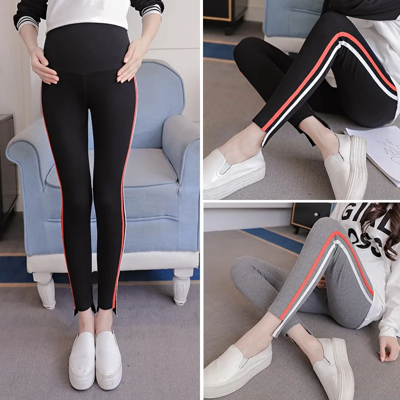 

Pregnant women pants spring and autumn pregnant women leggings high elastic maternity dress stomach lift pants pregnancy library