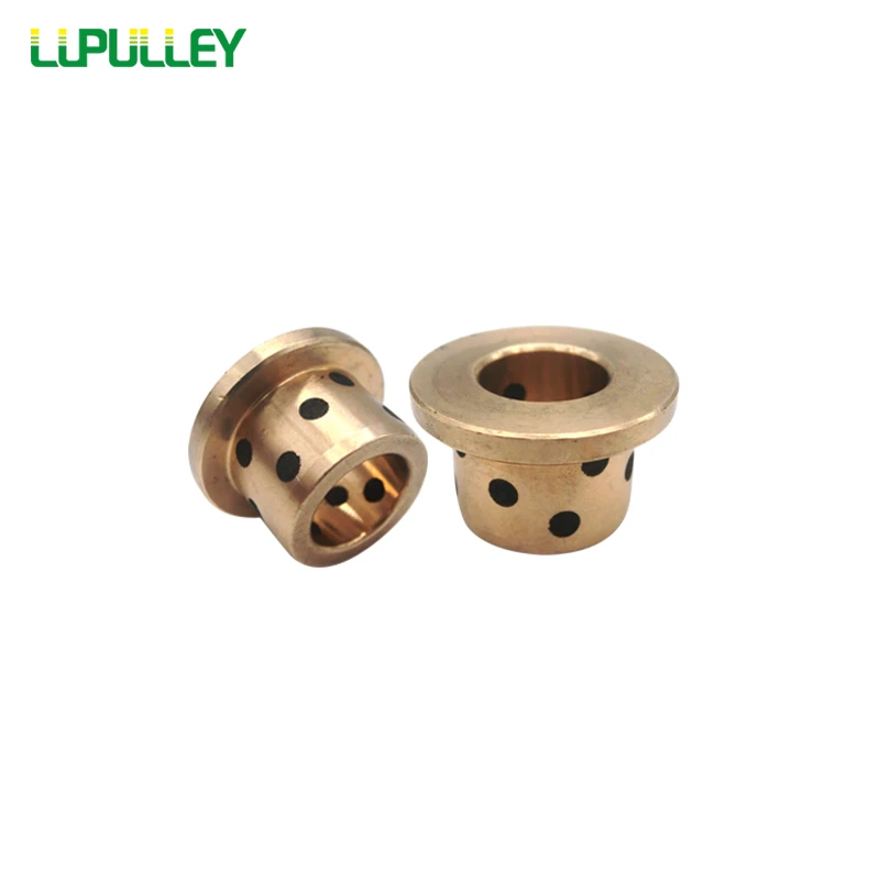 LUPULLEY مشفه البرونزية مشربة الجرافيت Oilless جلبة الذاتي التشحيم الصلبة جزءا لا يتجزأ من تحمل 40x 5/30x20x1 5/20/25/30 مللي متر