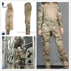 EMERSON Tactical  uniform MC G3 Woman combat uniform tactical pants with knee pads camouflage suit hunting clothes