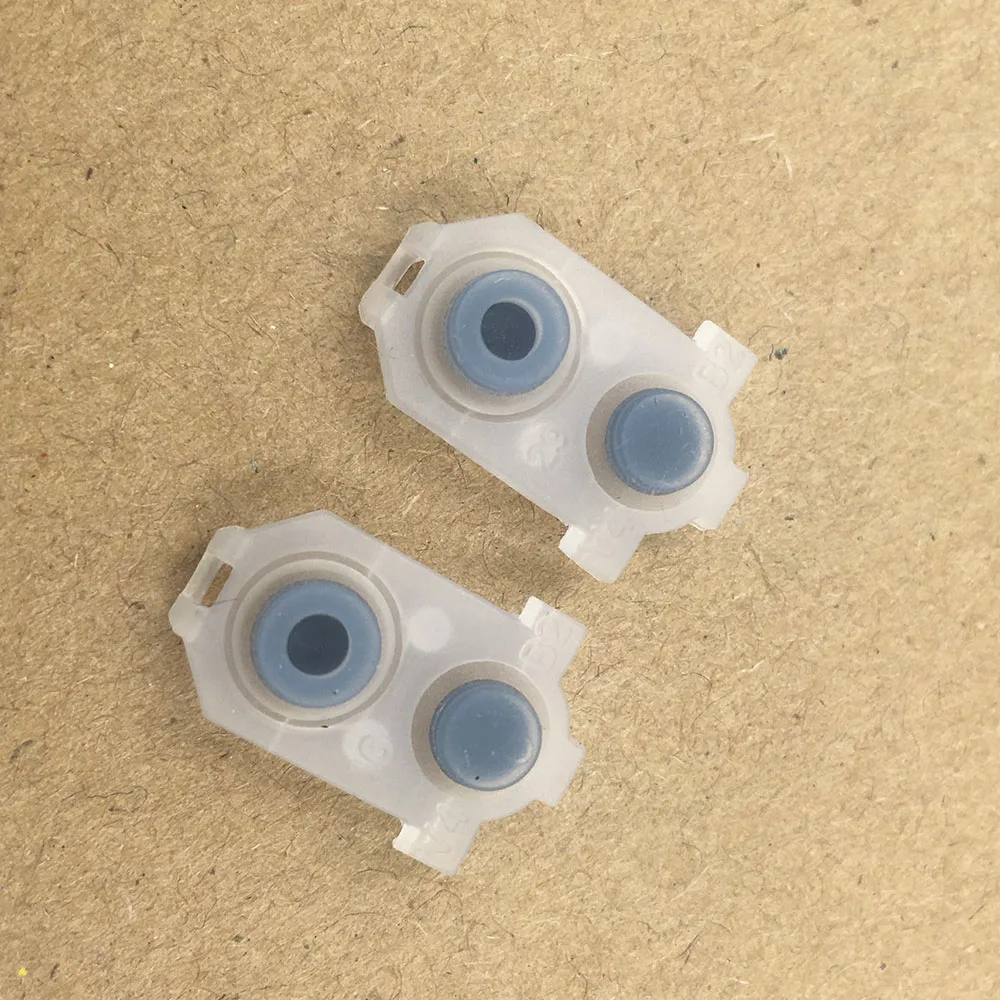 2 مجموعات = 4 قطعة JDS 001 011 030 JDM-030 040 055 منصات مطاطية موصلة لوحدة تحكم PS4 L2 R2 L1 R1 أزرار مطاطية