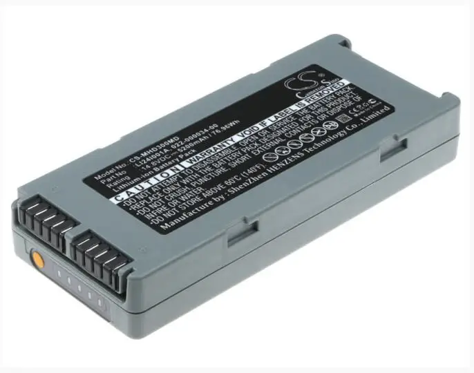 Cameron Sino 5200mAh battery for MINDRAY BeneHeart D1 D3 022-000034-00 022-000047-00 022-000124-00 LI24I001A 	Medical Battery