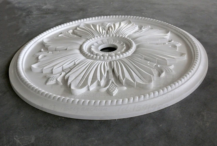 Ceiling Rosette Wall Moulding Medallion Decoration Pendant Lamp Base Decor Plate Panel PU Decorative Ceiling Rose Paterage