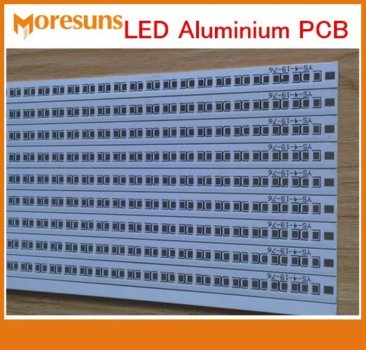 Gerber file Aluminum Based Printed Circuit Board LED Aluminum PCB board Assembly for LED Soldering LED PCBA