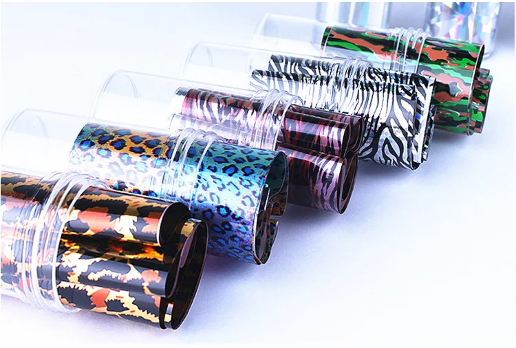 Venda quente! 5 pcs cor aleatória Moda New Hot Sells Glaxy Nail Sticker Nail Art Decalque Foil