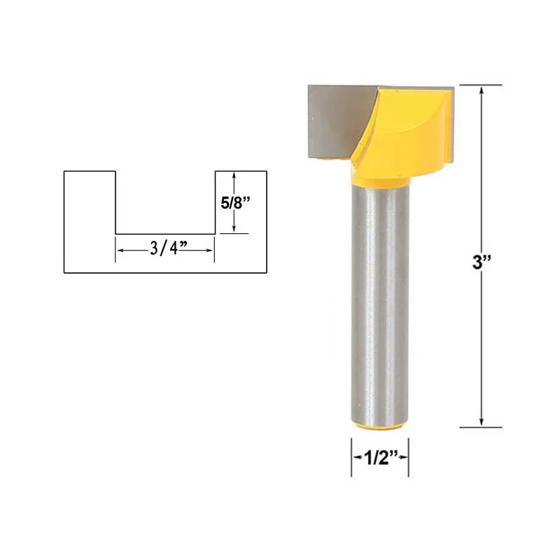 1/2 inch knife handle, table milling at the end of woodworking knife cutter