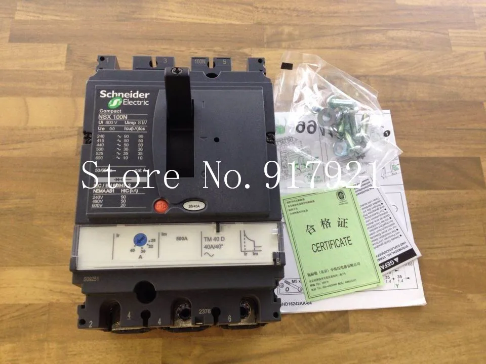 [ZOB] original NSX100H NSX80H MA50 air switch 3P50A circuit breaker (ensure genuine original)