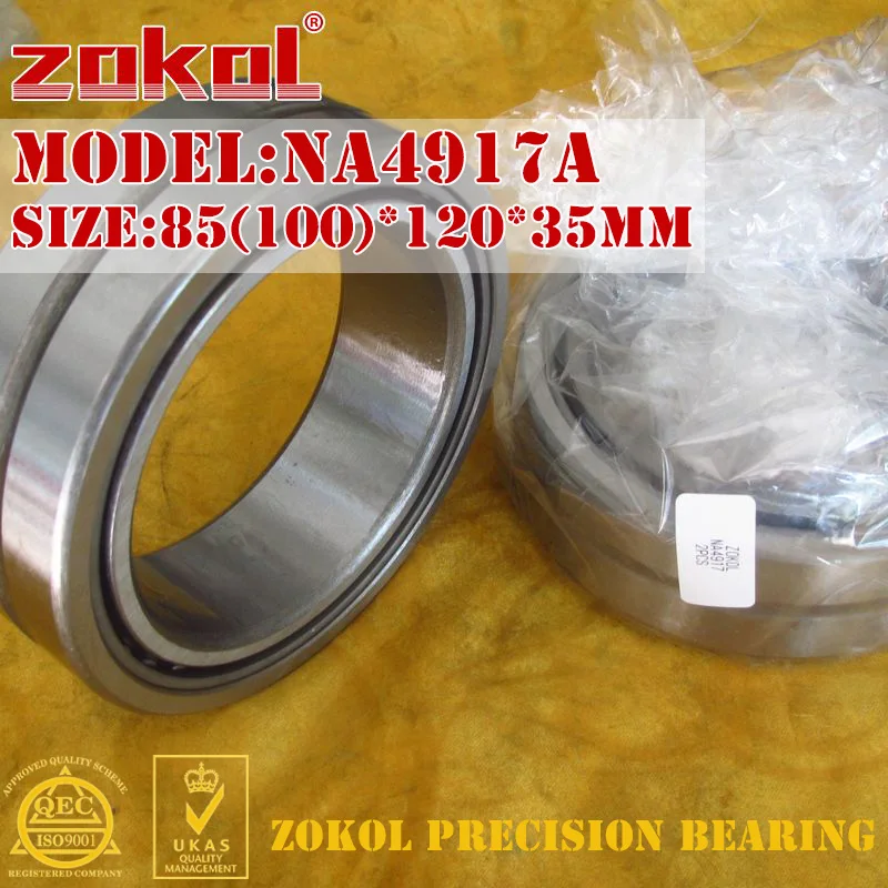 

ZOKOL NA4917 A bearing NA4917A Entity ferrule needle roller bearing 85*120*35mm RNA4917A 100*120*35mm