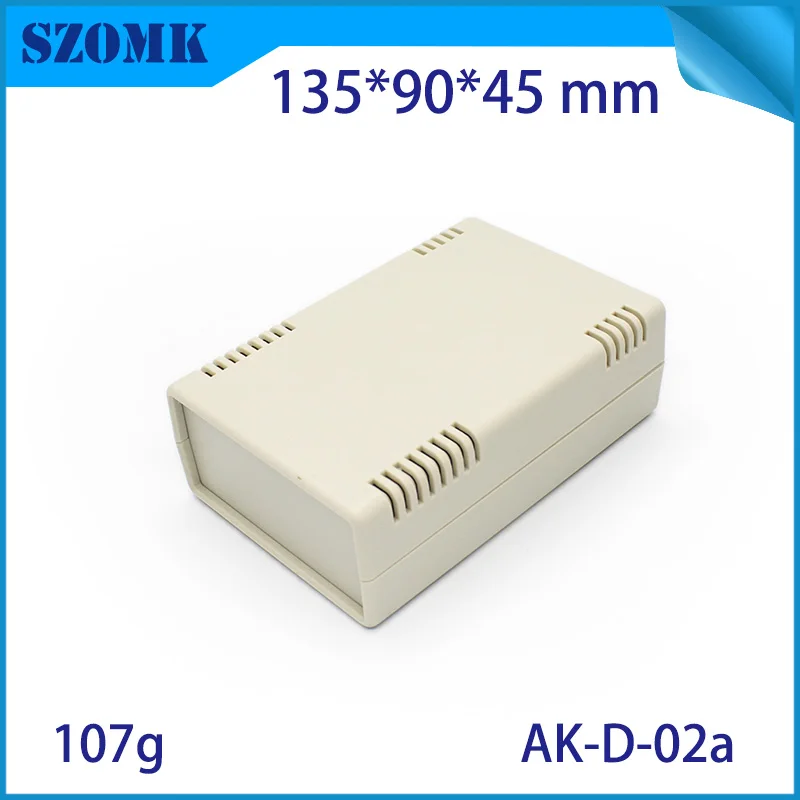 10Pcs 135*90*45mm desktop plastic enclosure for pcb junction box szomk plastic casing for equipment housing device switch box