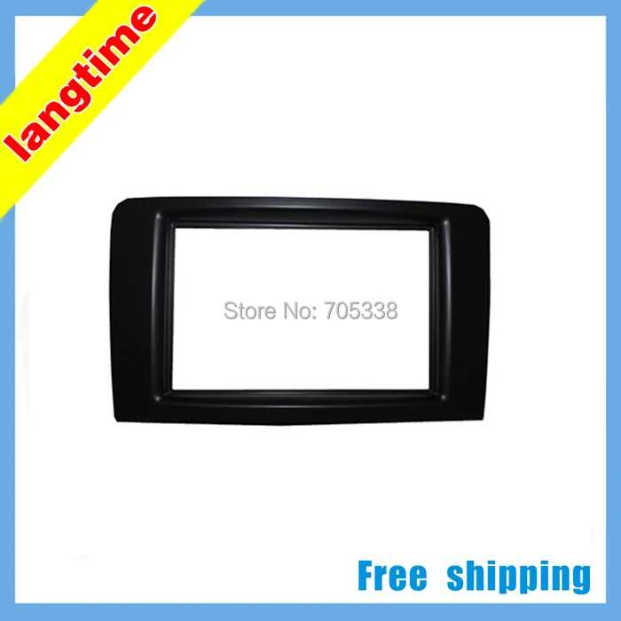 

Free shipping-Car refitting DVD frame,DVD panel,Dash Kit,Fascia,Radio Frame,Audio frame for 06-10 BENZ ML(W164),2 DIN