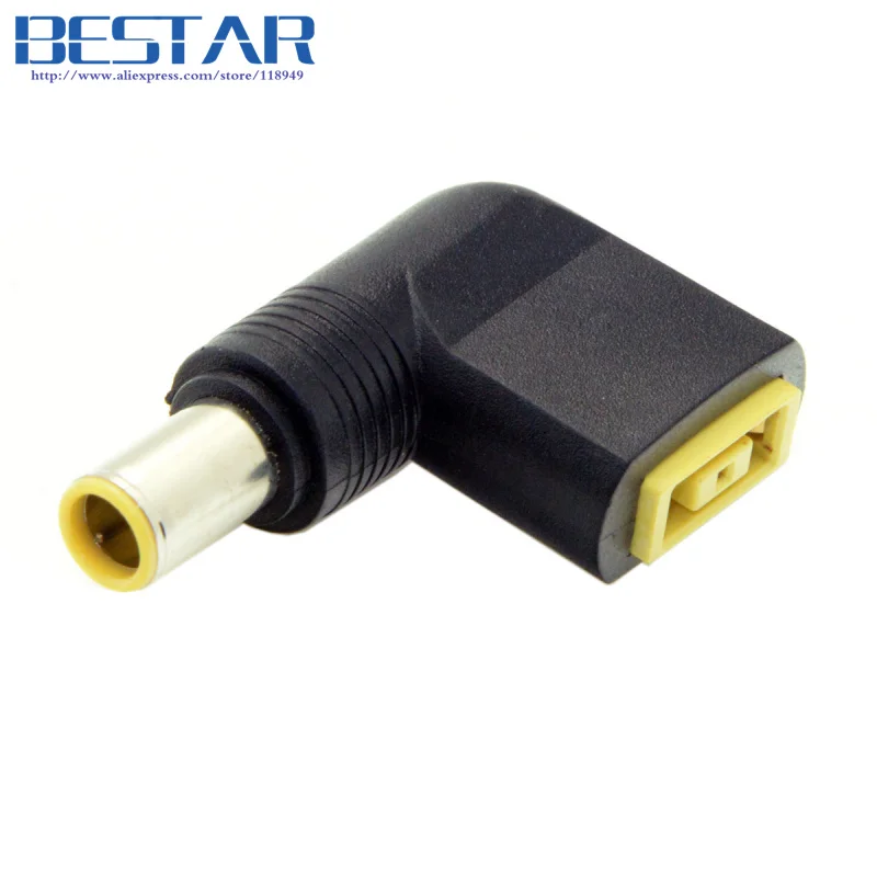 Dc 7,9*5,4mm dc-stecker an rectangle weiblichen ladegerät netzteil adapter 90 grad abgewinkelt für lenovo thinkpad x1 carbon laptop