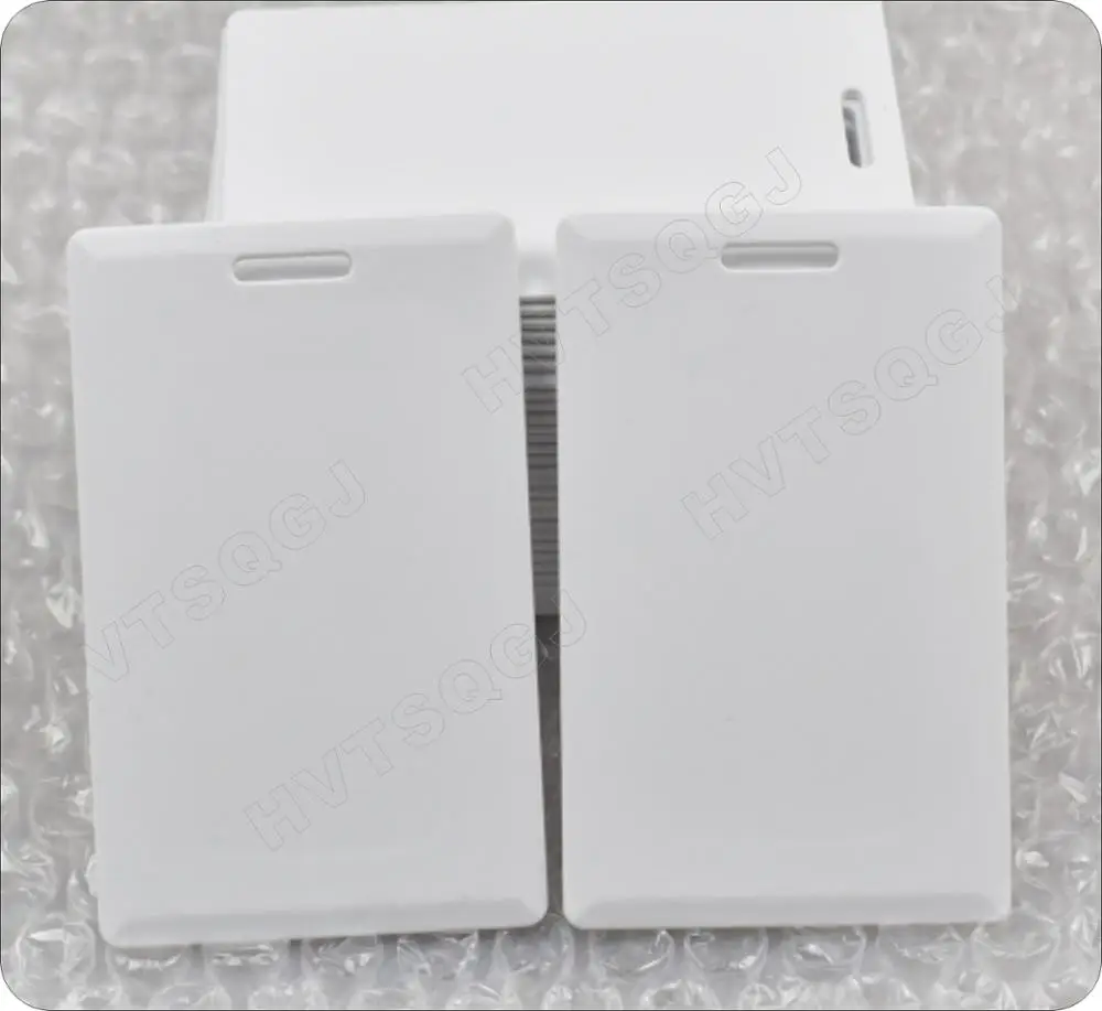 100pcs 125khz RFID EM4305 Clamshell Card Rewritable ID Thick Card