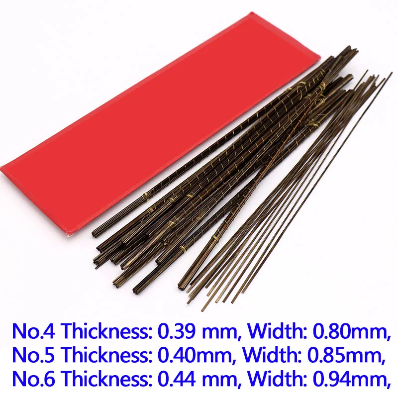 12pcs 130mm U Type Diamond Wire Jig Saw Blades Cutter 0#-6# Cutting Hand Craft For Jewelry Metal Woodworking Tools