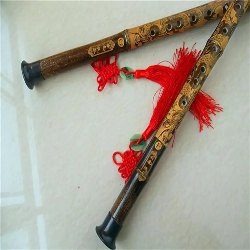 Natural Purple Bamboo Vertical Playing Bawu Flute F/G Key Flauta Bawu Detachable Bau Chinese Dragon Flute Folk Instrument Bawu