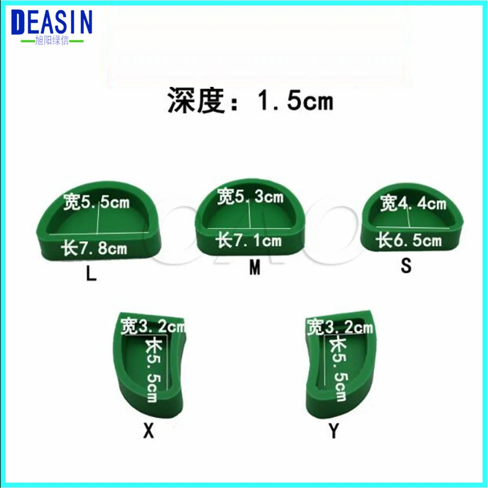 

Dental Lab Silicone Rubber Base Moulds Plaster Gypsum Carving Model Former Base Molds Without Tongue Dental Material