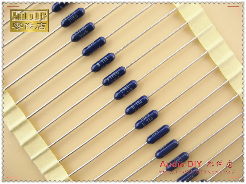 hot sale 30PCS/50PCS DALE PTF56 79.6K/0.25W 0.1% 10ppm High Accuracy Low Temperature Axial Metal Film Resistors free shipping