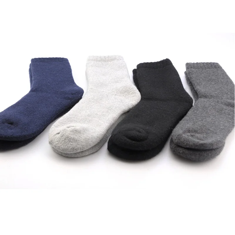 New Fashion Men\'s Winter Socks Wool Thicken Contain Comfortable Men Socks Resist Cold Hot Warm Socks Men Male Casual Brand Socks