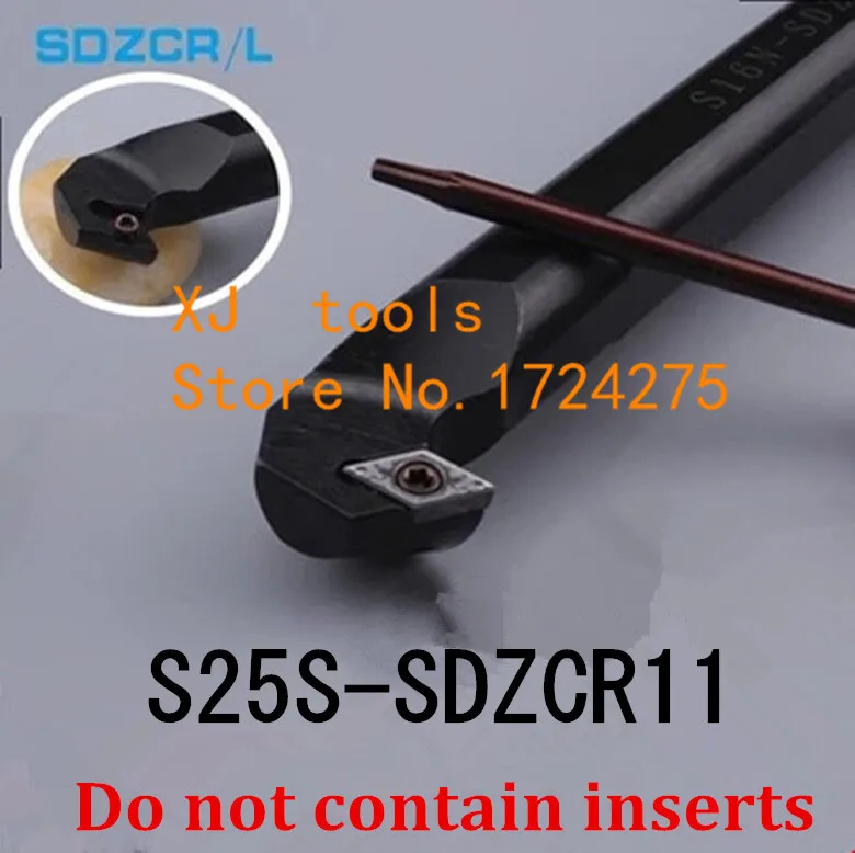 

S25S-SDZCR11/S25S-SDZCL11 сверлильный стержень Внутренний поворотный держатель, SDZCR/L сверлильный брусок, CNC ДЕРЖАТЕЛЬ режущего инструмента для DCMT11T304