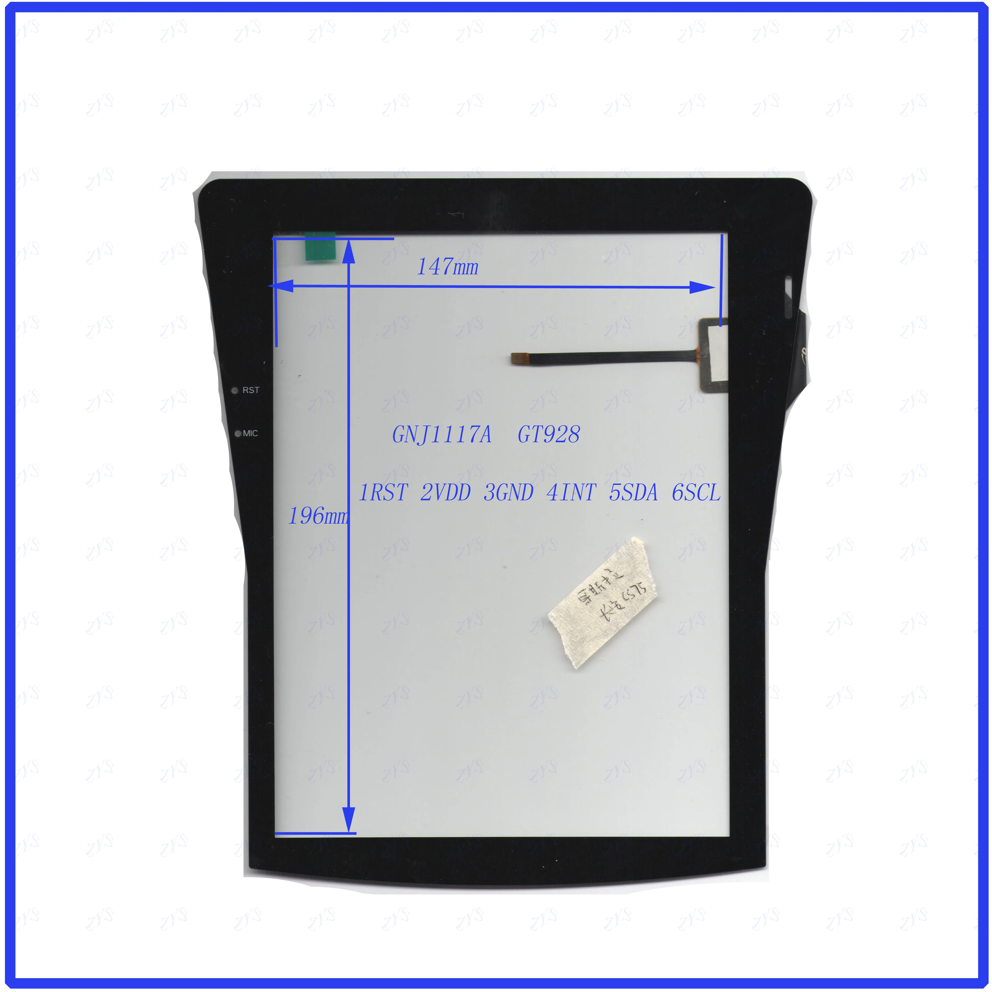 

ZhiYuSun Freeshipping GMJ1117 Capacitive screen GT928 for CS75