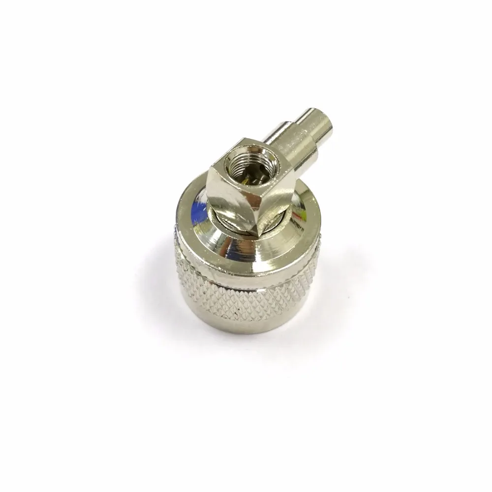 Novo conector coaxial de rf de ângulo reto 1pc n macho para solda rg405 cabo