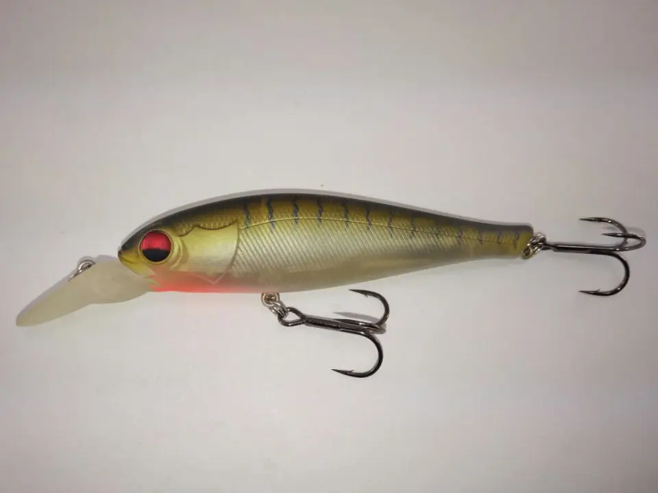 BassLegend -Fishing Floating Crankbait  Jerkbait Shad Lure 90F For Bass Pike Trout Walleye 90mm/15.5g