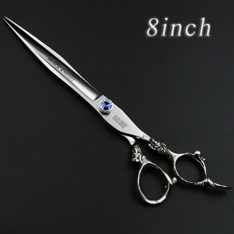 8 inch Professional pet Hair scissors Barber dog grooming Cutting shears Personality Dragon head handle