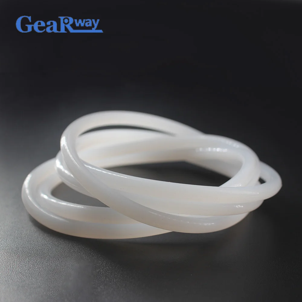 

Gearway 4mm thickness O Ring Seal Gasket Food Grade Translucent Silicon O Ring Sealing 51/52/53/54/55/72/78mm OD VMQ O Type Ring