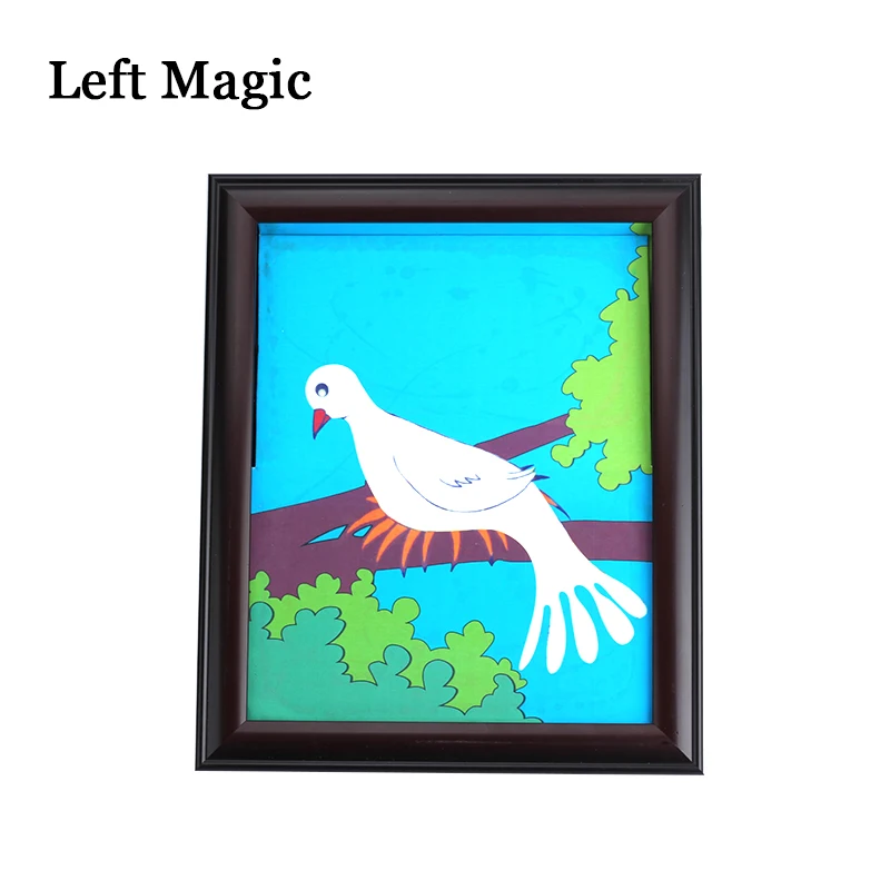 1pcs Dove Frame Magic Dove Out From Board magic trick professional for magician Stage Gimmick illusion