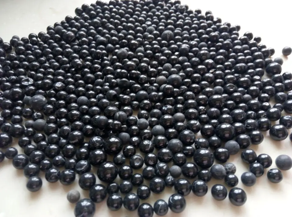 1/2lb Black Tourmaline Tumblestones Crystal Gemstone 6-8mm Bulk Wholesale