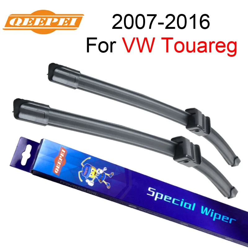 

QEEPEI Car Wiper Blade For VW Touareg 2007 2008 2009 2010 2011 2012 2013 2014 2015 2016 Silicone Rubber Windshield Auto Wiper