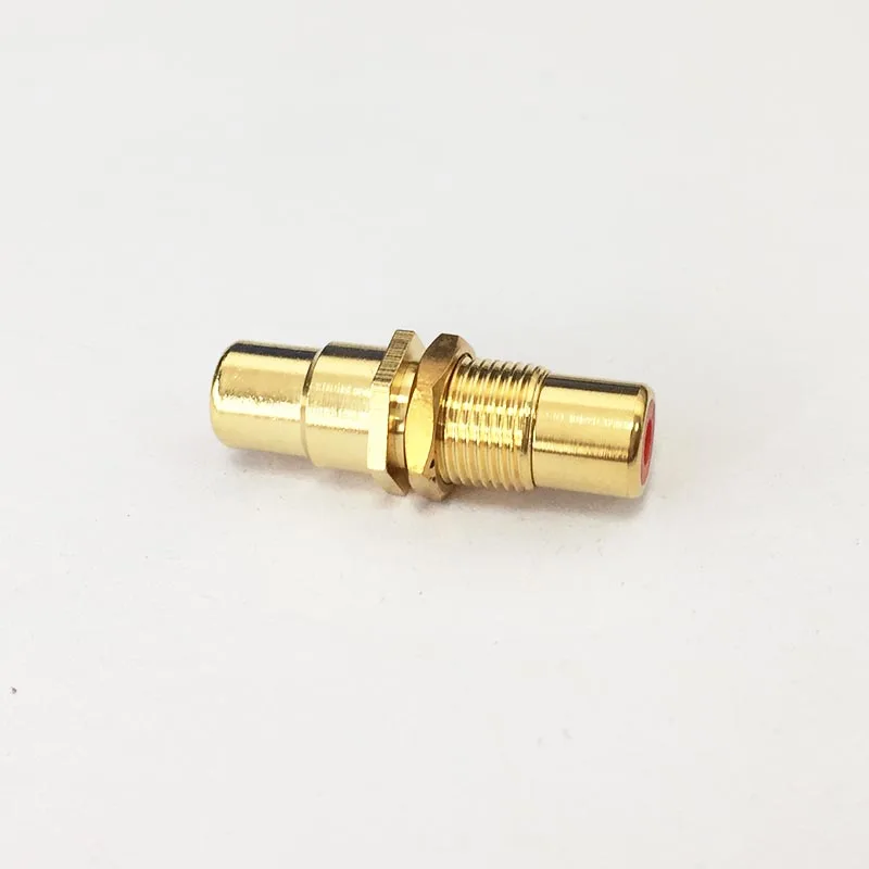 

Lotus connector AV female to female coupler adapter with nut for audio video