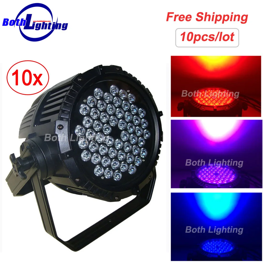 

LED Par Stage Light IP65 Waterproof RGB 54*3W LED Par Can Outdoor Wash Bar for Disco Event Wedding Night Club Light