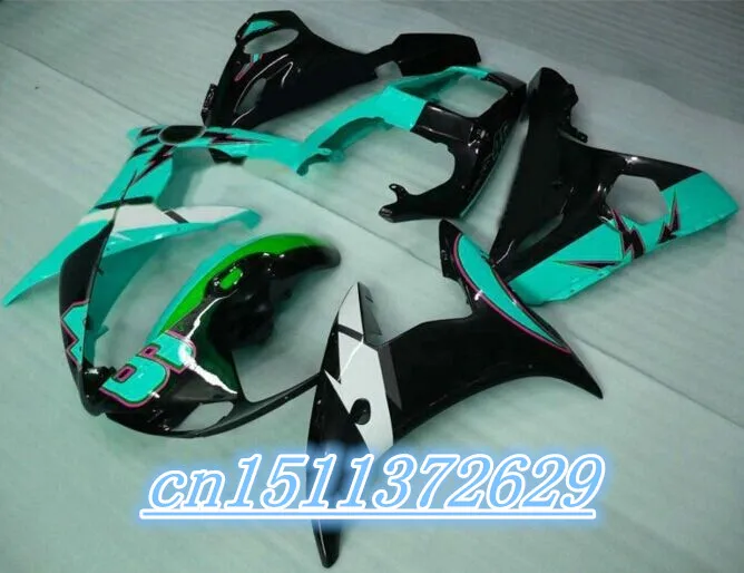 

Bo Fairing kit fit for YZF 2003-2005 R6 body kits YZF R6 03 04 05 high grade fairings green black