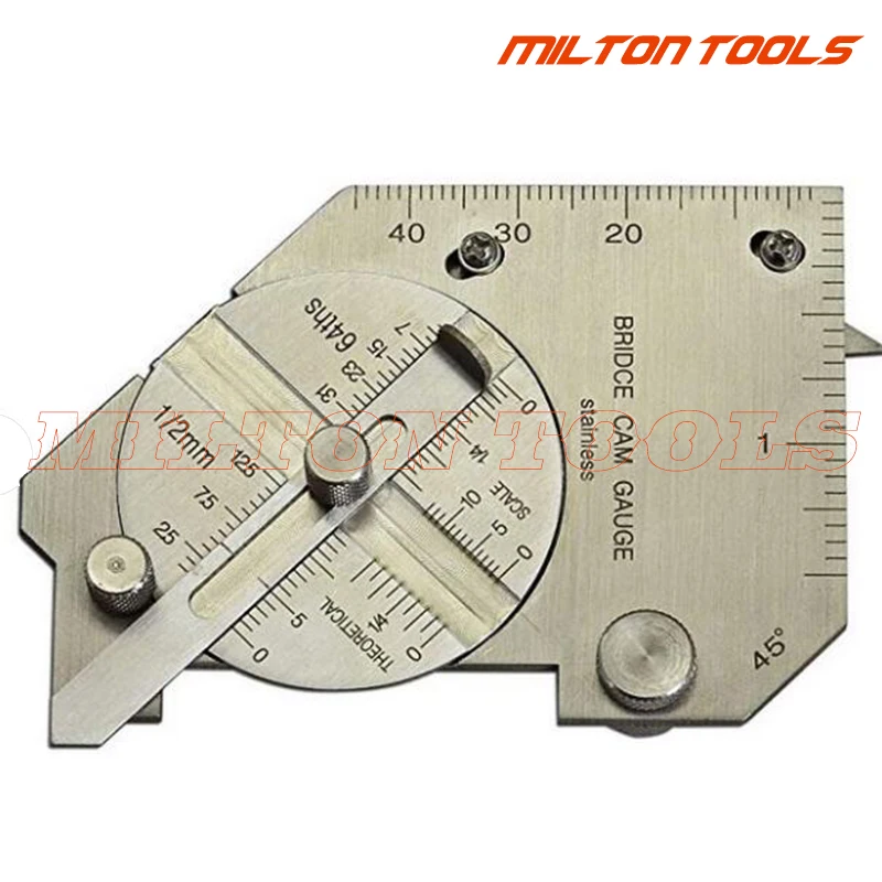 bridge cam welding gauge stainless steel Cam Type gauge Master Gage Throad Pocket Measure tool