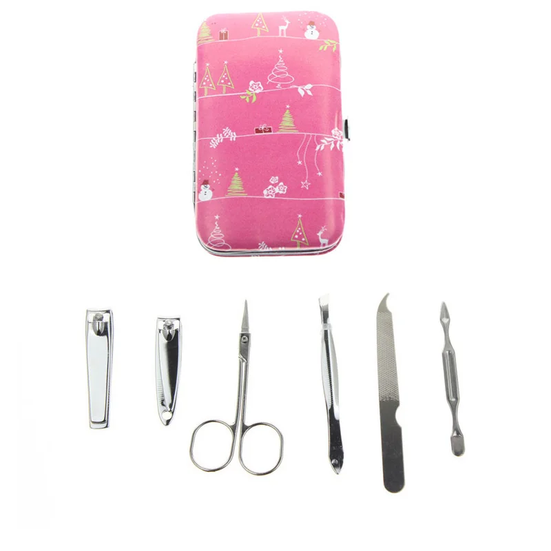 

6 in 1 5 Different Kinds Manicura Manucure Best Quality Manicure Set Include Nail Scissor Nail Clipper