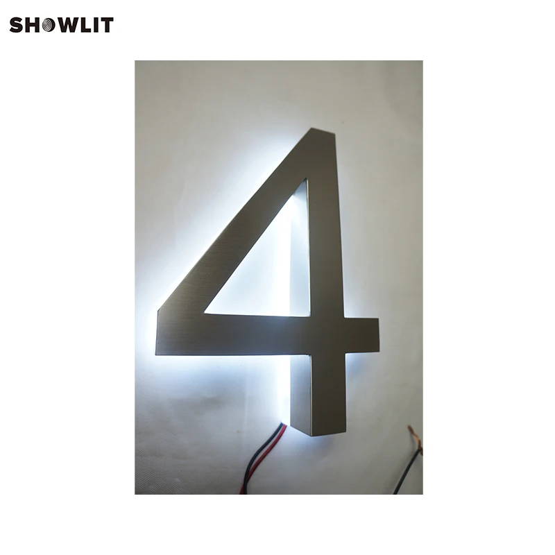 

12'' Backlit LED House Address Numbers Outdoor