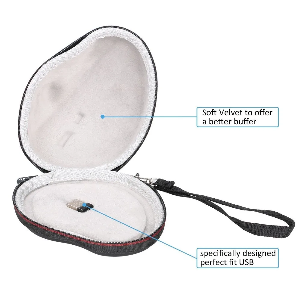 

LTGEM EVA Hard Storage Travel Carry Case for Logitech MX ERGO Advanced Wireless Trackball Mouse