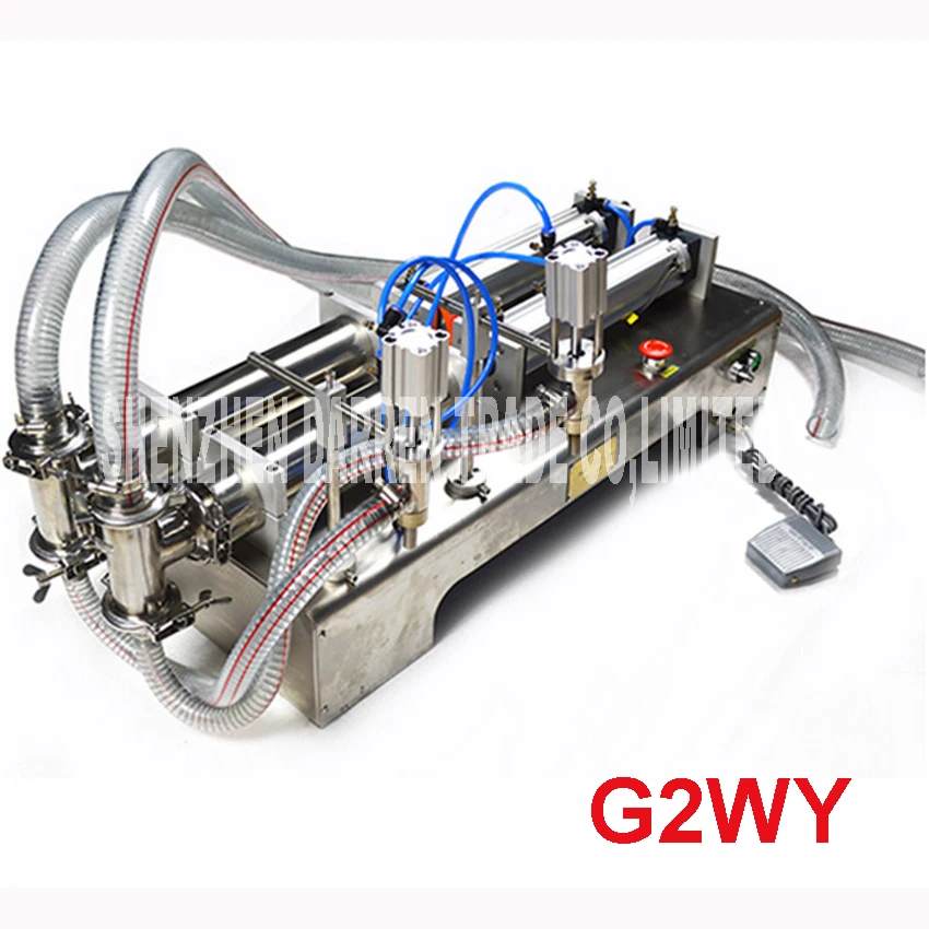 

G2WY Double Semi-Automatic Head Filling Machine Shampoo filling machine Liquid Paste Pneumatic automatic filling