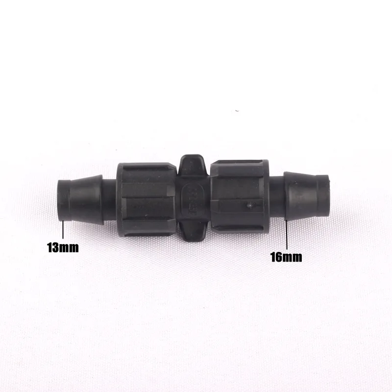 Straight Drip Tape Lock Couping for Garden, Micro Drip Irrigation, Watering Hose Fittings, Pipe Connector, 5/8 