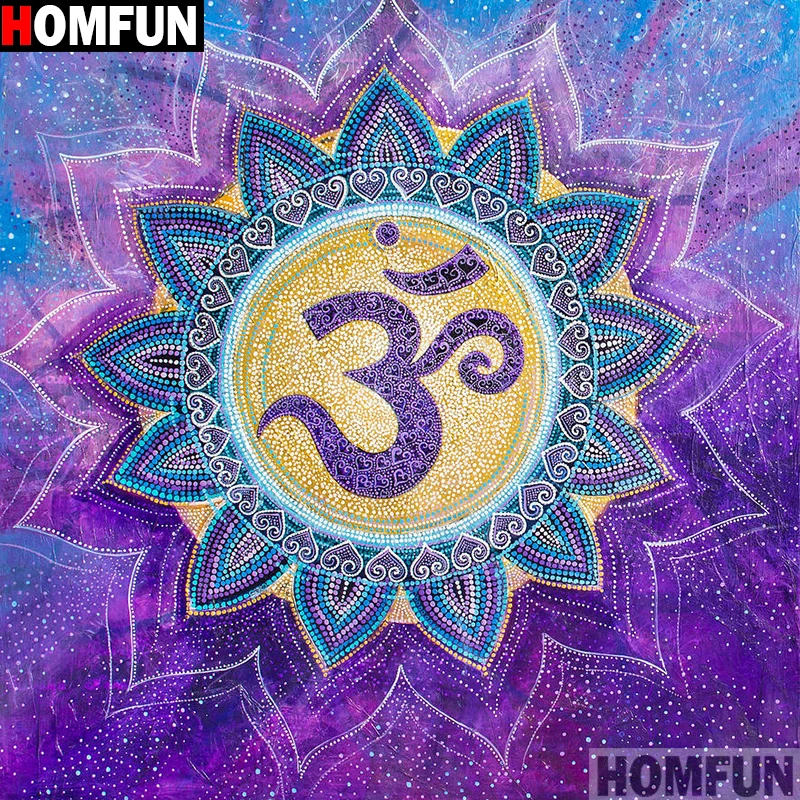 HOMFUN Full Square/Round Drill 5D DIY Diamond Painting 
