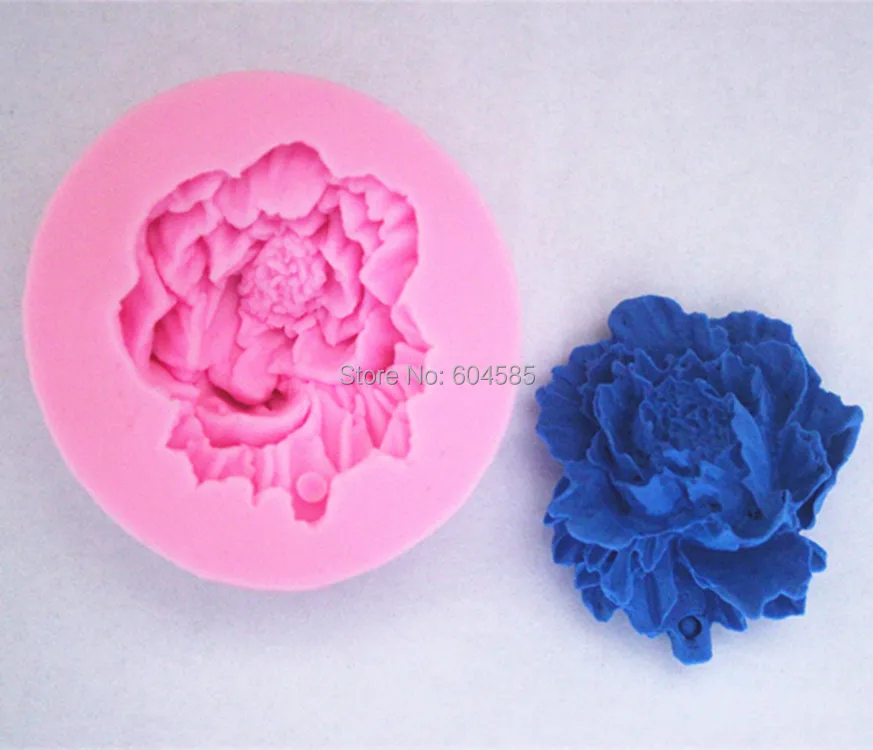 flower 3D silicone fondant cake molds soap chocolate mould for the kitchen baking Sugarcraft FM180