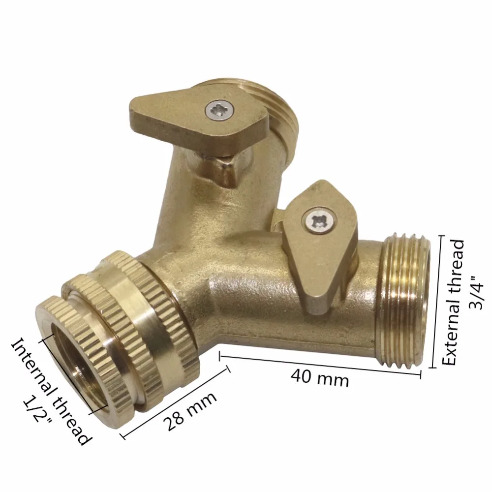 Faucet connector 2 Way Y Valve water connectors 1/2