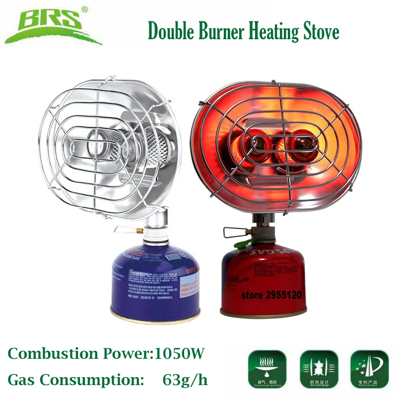 

BRS-H22 Double Heating Stove Infrared Ray Heater Camping Warmer Heating Gas Stove for Winter Camping Outdoor Fishing