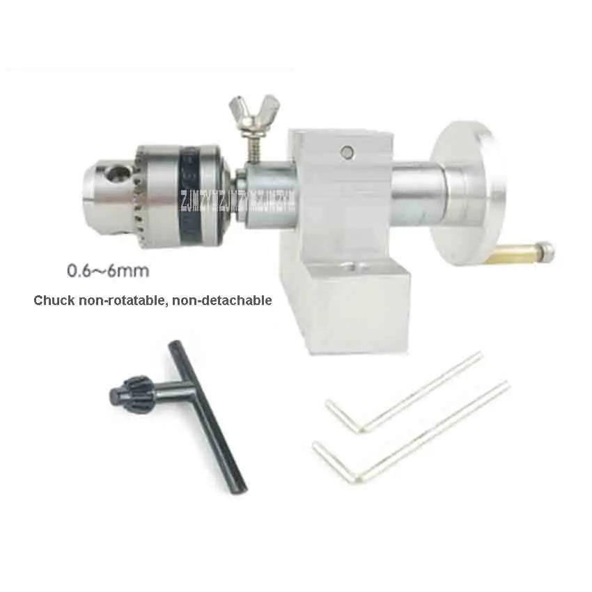 ใหม่DIY Miniatureเครื่องกลึงไม้Tailstock FYY058 Miniเครื่องกลึงRetractable Tailstock,เครื่องกลึงThimblesสำหรับDIY Miniเครื่องกลึง 0.6-6 มม.