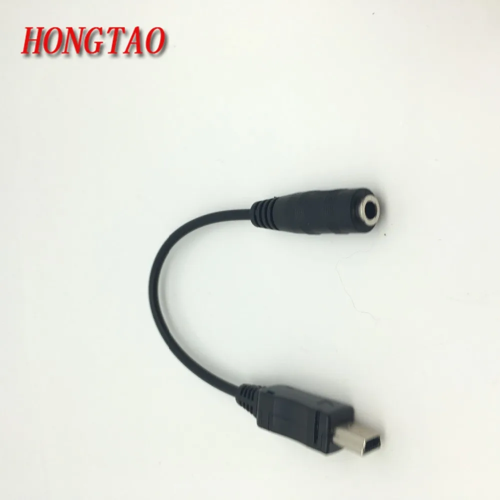 Mini USB Male to 3.5mm Jack Female Audio Cable Cord for Active Clip Mic Microphone Adapter for GoPro Hero 1 2 3 3+ Sports Camera