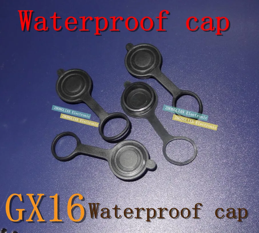 Capuchon élastique étanche GX16, 10 pièces, 16MM